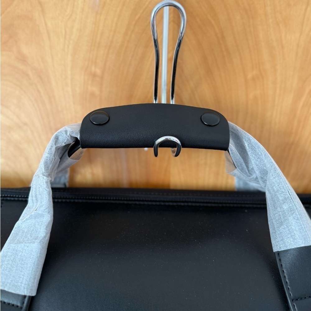 nwt Champs Onyx Collection Black Nylon Duffle Backpack with USB, Large - Picture 8 of 11